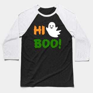 Hi Boo! Ghost Baseball T-Shirt